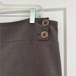 Elegant Charcoal Gray Women's Skirt